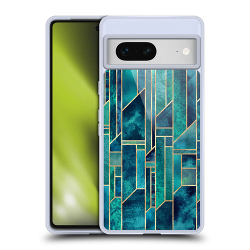 Elisabeth Fredriksson Geometric Design And Pattern Blue Skies Soft Gel Case for Google Pixel 7