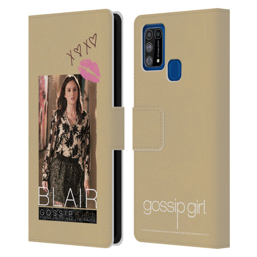 Gossip Girl Graphics Blair Leather Book Wallet Case Cover For Samsung Galaxy M31 (2020)