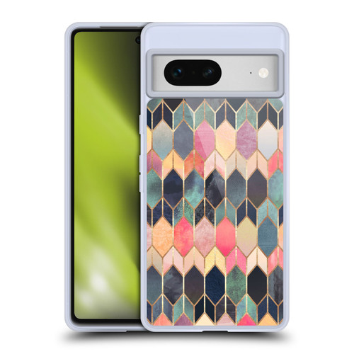 Elisabeth Fredriksson Geometric Design And Pattern Colourful Stained Glass Soft Gel Case for Google Pixel 7