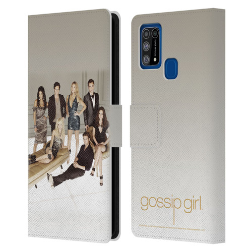 Gossip Girl Graphics Poster Leather Book Wallet Case Cover For Samsung Galaxy M31 (2020)