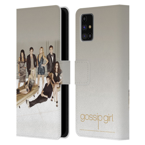 Gossip Girl Graphics Poster Leather Book Wallet Case Cover For Samsung Galaxy M31s (2020)