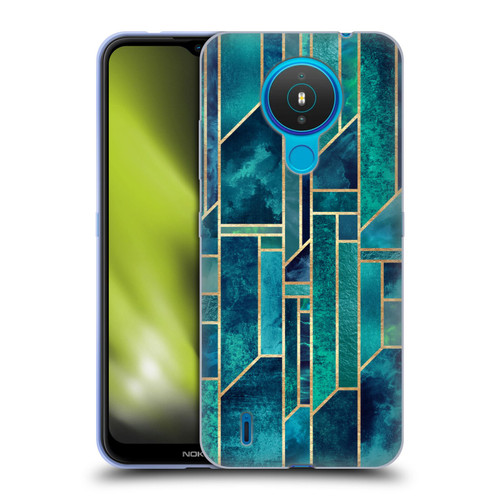 Elisabeth Fredriksson Geometric Design And Pattern Blue Skies Soft Gel Case for Nokia 1.4