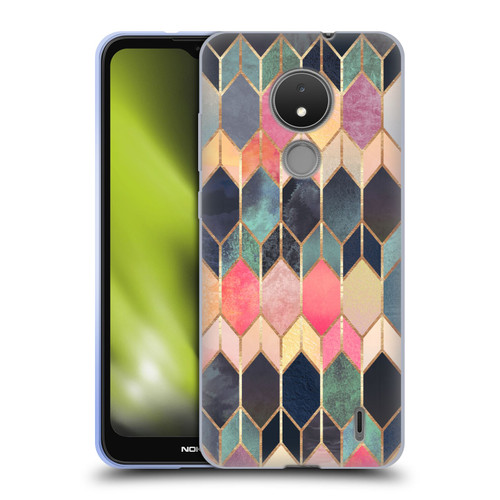 Elisabeth Fredriksson Geometric Design And Pattern Colourful Stained Glass Soft Gel Case for Nokia C21