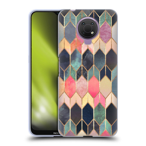 Elisabeth Fredriksson Geometric Design And Pattern Colourful Stained Glass Soft Gel Case for Nokia G10