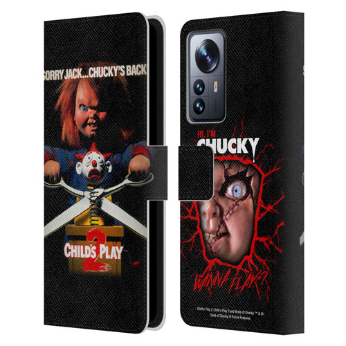 Child's Play II Key Art Poster Leather Book Wallet Case Cover For Xiaomi 12 Pro