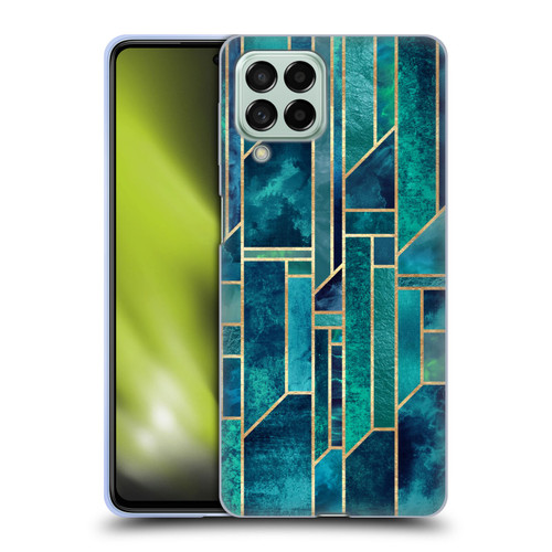 Elisabeth Fredriksson Geometric Design And Pattern Blue Skies Soft Gel Case for Samsung Galaxy M53 (2022)