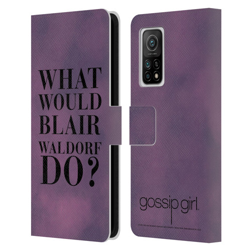 Gossip Girl Graphics What Would Blair Leather Book Wallet Case Cover For Xiaomi Mi 10T 5G