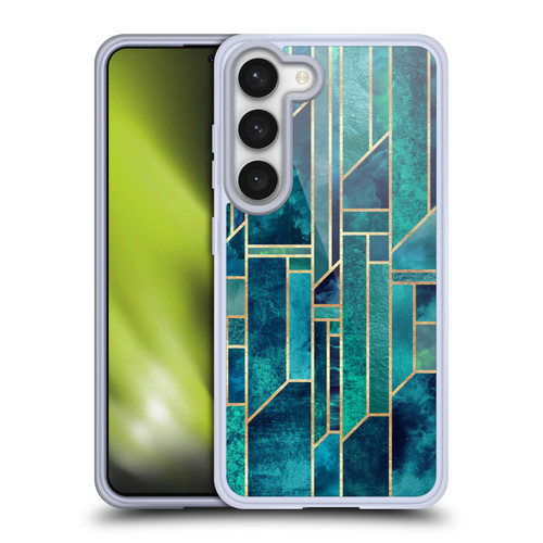 Elisabeth Fredriksson Geometric Design And Pattern Blue Skies Soft Gel Case for Samsung Galaxy S23 5G