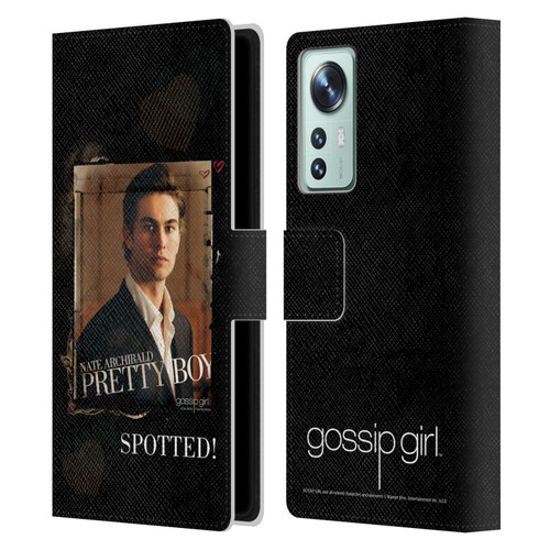 Gossip Girl Graphics Nate Leather Book Wallet Case Cover For Xiaomi 12