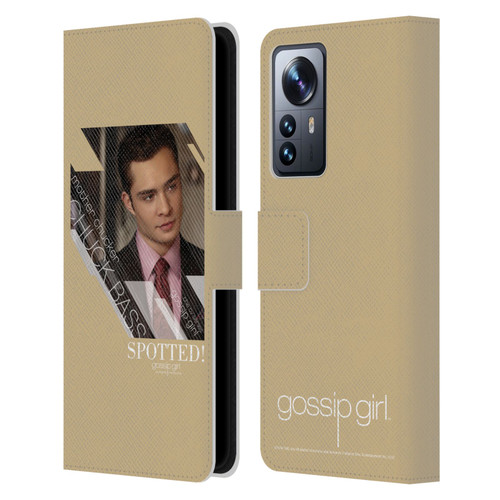 Gossip Girl Graphics Chuck Leather Book Wallet Case Cover For Xiaomi 12 Pro