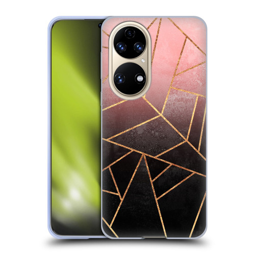 Elisabeth Fredriksson Sparkles Pink And Black Soft Gel Case for Huawei P50