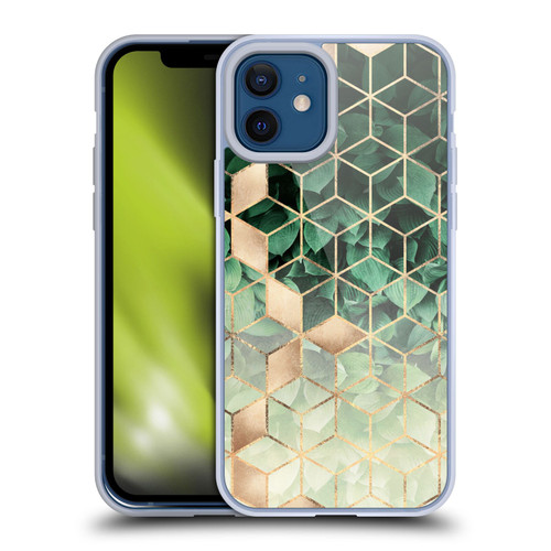 Elisabeth Fredriksson Sparkles Leaves And Cubes Soft Gel Case for Apple iPhone 12 / iPhone 12 Pro