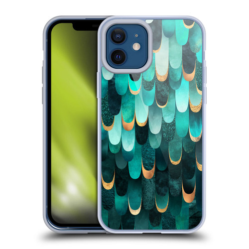Elisabeth Fredriksson Sparkles Turquoise Soft Gel Case for Apple iPhone 12 / iPhone 12 Pro