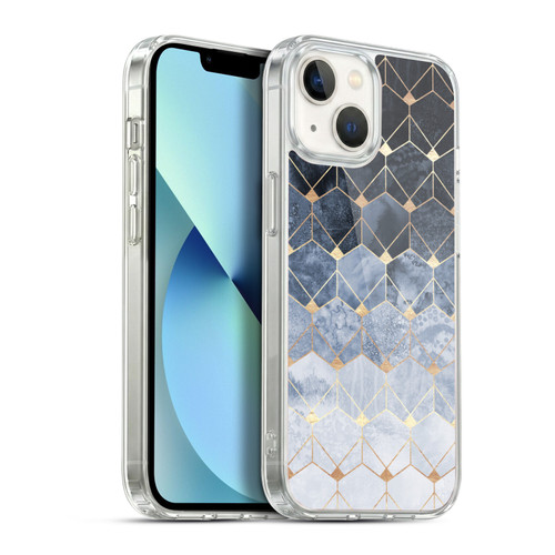 Elisabeth Fredriksson Sparkles Hexagons And Diamonds Soft Gel Case for Apple iPhone 13