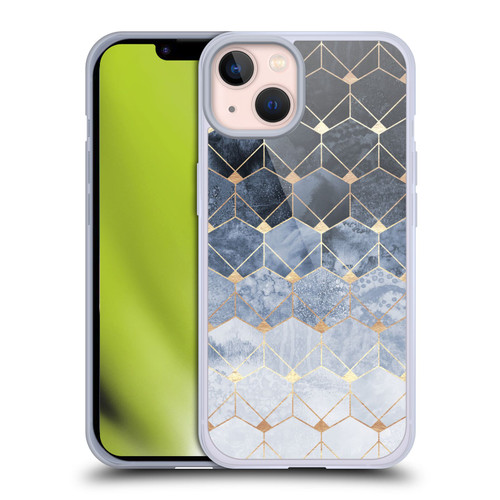 Elisabeth Fredriksson Sparkles Hexagons And Diamonds Soft Gel Case for Apple iPhone 13