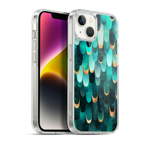 Elisabeth Fredriksson Sparkles Turquoise Soft Gel Case for Apple iPhone 14 Plus & MagSafe