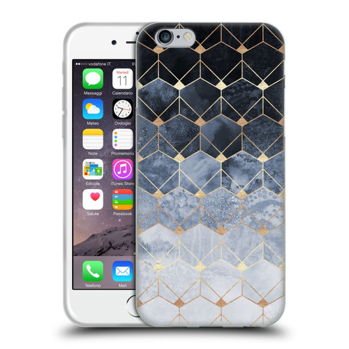 Elisabeth Fredriksson Sparkles Hexagons And Diamonds Soft Gel Case for Apple iPhone 6 / iPhone 6s