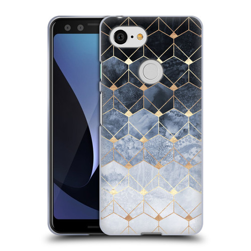 Elisabeth Fredriksson Sparkles Hexagons And Diamonds Soft Gel Case for Google Pixel 3