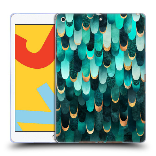 Elisabeth Fredriksson Sparkles Turquoise Soft Gel Case for Apple iPad 10.2 2019/2020/2021