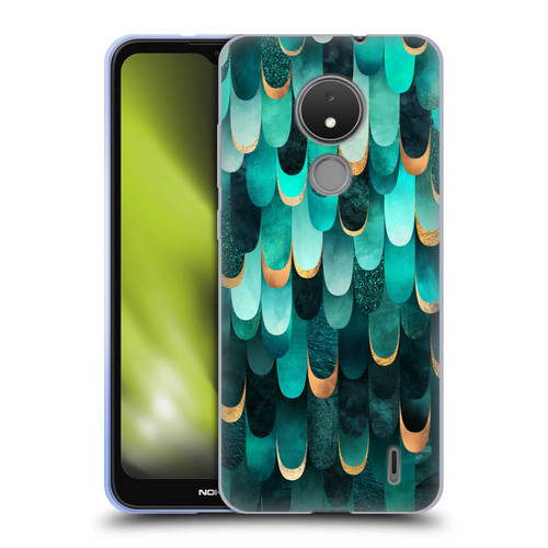 Elisabeth Fredriksson Sparkles Turquoise Soft Gel Case for Nokia C21