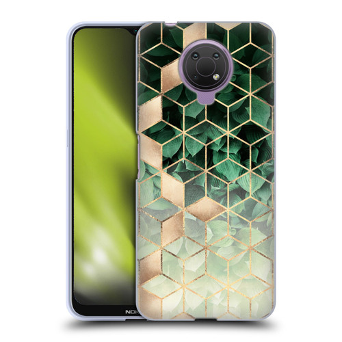 Elisabeth Fredriksson Sparkles Leaves And Cubes Soft Gel Case for Nokia G10