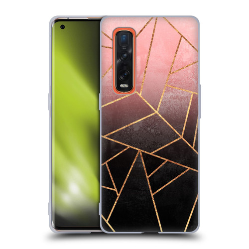 Elisabeth Fredriksson Sparkles Pink And Black Soft Gel Case for OPPO Find X2 Pro 5G