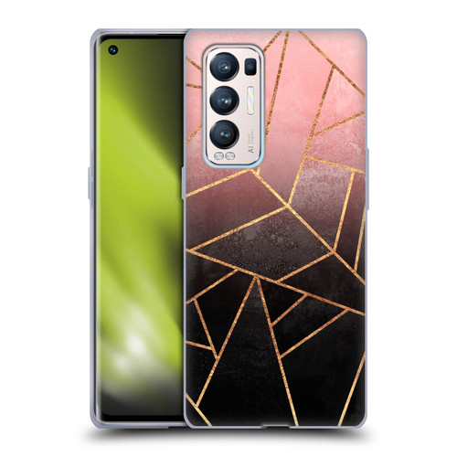 Elisabeth Fredriksson Sparkles Pink And Black Soft Gel Case for OPPO Find X3 Neo / Reno5 Pro+ 5G