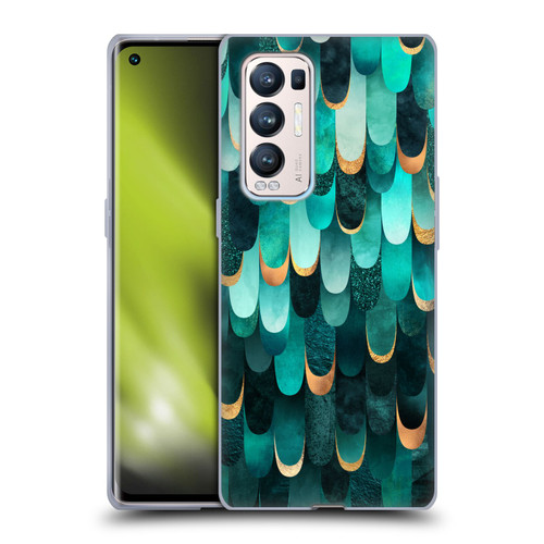 Elisabeth Fredriksson Sparkles Turquoise Soft Gel Case for OPPO Find X3 Neo / Reno5 Pro+ 5G