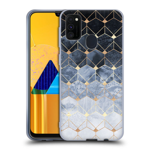 Elisabeth Fredriksson Sparkles Hexagons And Diamonds Soft Gel Case for Samsung Galaxy M30s (2019)/M21 (2020)