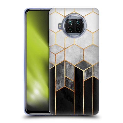 Elisabeth Fredriksson Sparkles Charcoal Hexagons Soft Gel Case for Xiaomi Mi 10T Lite 5G