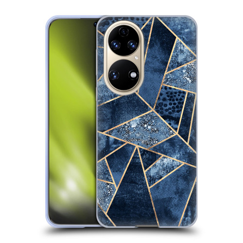 Elisabeth Fredriksson Stone Collection Blue Soft Gel Case for Huawei P50