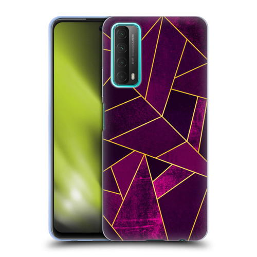 Elisabeth Fredriksson Stone Collection Purple Soft Gel Case for Huawei P Smart (2021)