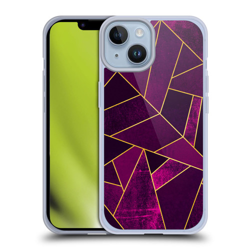 Elisabeth Fredriksson Stone Collection Purple Soft Gel Case for Apple iPhone 14