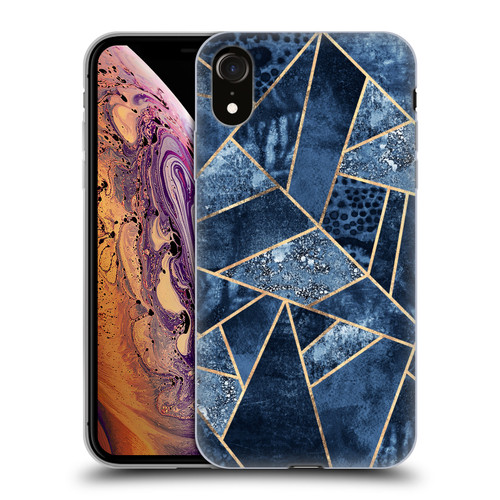 Elisabeth Fredriksson Stone Collection Blue Soft Gel Case for Apple iPhone XR