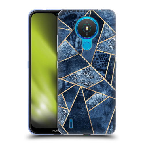 Elisabeth Fredriksson Stone Collection Blue Soft Gel Case for Nokia 1.4