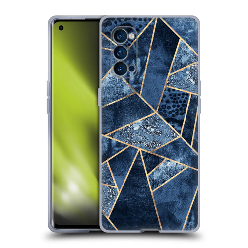 Elisabeth Fredriksson Stone Collection Blue Soft Gel Case for OPPO Reno 4 Pro 5G
