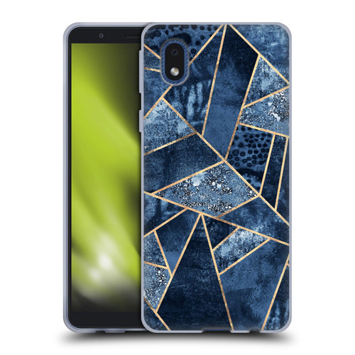 Elisabeth Fredriksson Stone Collection Blue Soft Gel Case for Samsung Galaxy A01 Core (2020)