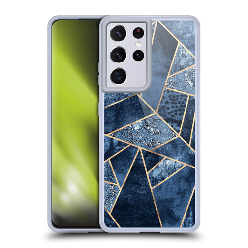 Elisabeth Fredriksson Stone Collection Blue Soft Gel Case for Samsung Galaxy S21 Ultra 5G