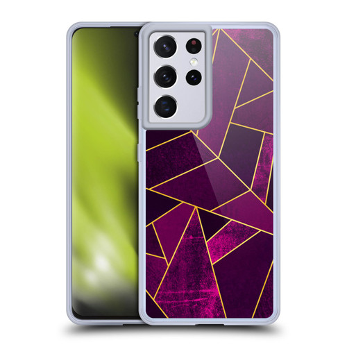 Elisabeth Fredriksson Stone Collection Purple Soft Gel Case for Samsung Galaxy S21 Ultra 5G