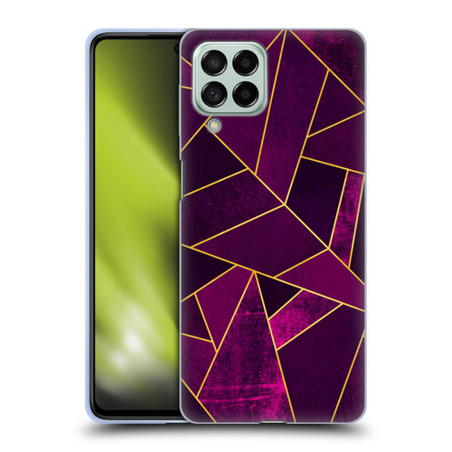 Elisabeth Fredriksson Stone Collection Purple Soft Gel Case for Samsung Galaxy M53 (2022)