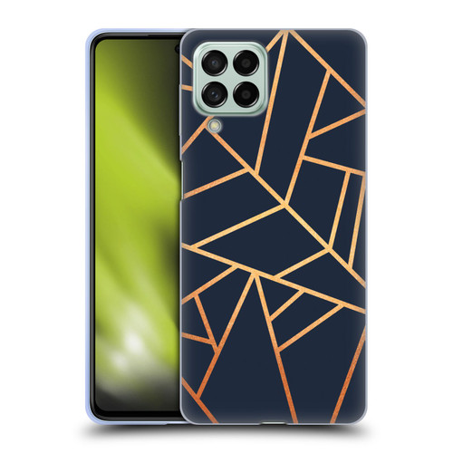 Elisabeth Fredriksson Stone Collection Copper And Midnight Navy Soft Gel Case for Samsung Galaxy M53 (2022)