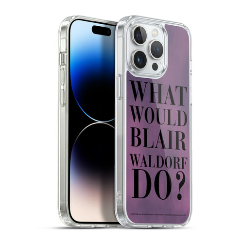 Gossip Girl Graphics What Would Blair Soft Gel Case for Apple iPhone 13 Pro Max & MagSafe