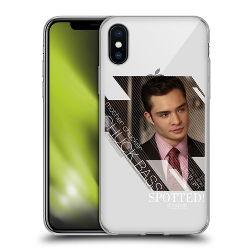 Gossip Girl Graphics Chuck Soft Gel Case for Apple iPhone X / iPhone XS