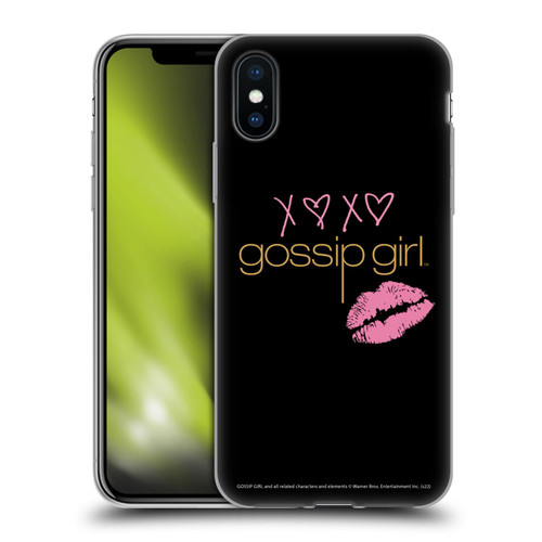 Gossip Girl Graphics XOXO Soft Gel Case for Apple iPhone X / iPhone XS