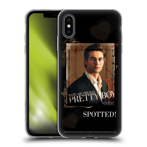 Gossip Girl Graphics Nate Soft Gel Case for Apple iPhone XS Max