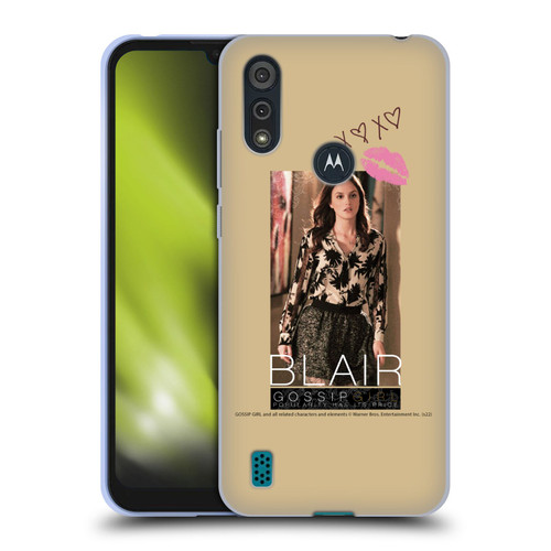 Gossip Girl Graphics Blair Soft Gel Case for Motorola Moto E6s (2020)