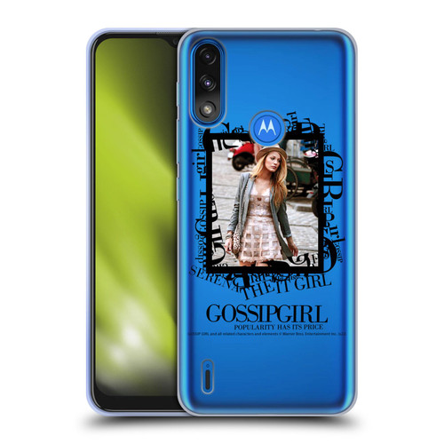Gossip Girl Graphics Serena Soft Gel Case for Motorola Moto E7 Power / Moto E7i Power