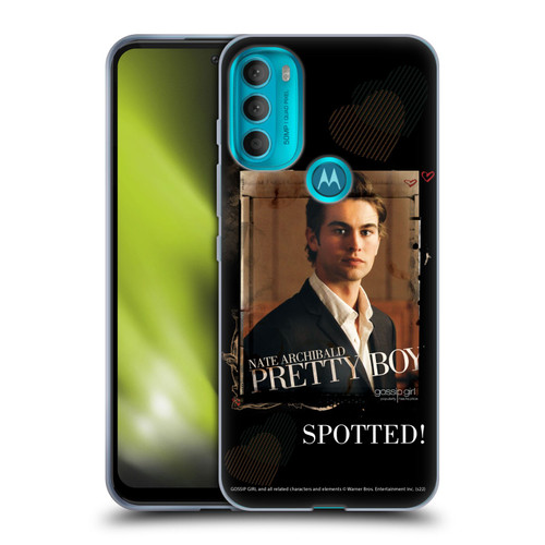 Gossip Girl Graphics Nate Soft Gel Case for Motorola Moto G71 5G