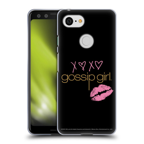 Gossip Girl Graphics XOXO Soft Gel Case for Google Pixel 3