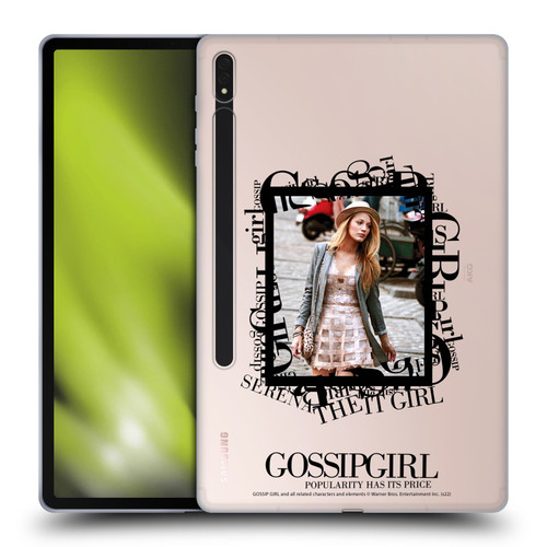 Gossip Girl Graphics Serena Soft Gel Case for Samsung Galaxy Tab S8 Plus
